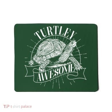 Vintage Turtley Awesome Mousepad