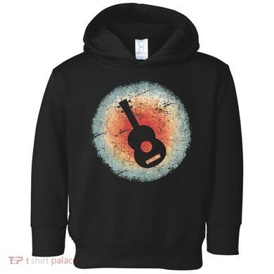 Vintage Ukulele Retro Toddler Hoodie