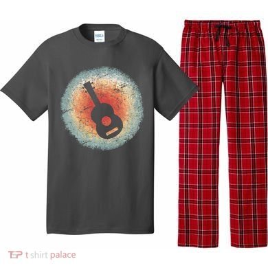 Vintage Ukulele Retro Pajama Set