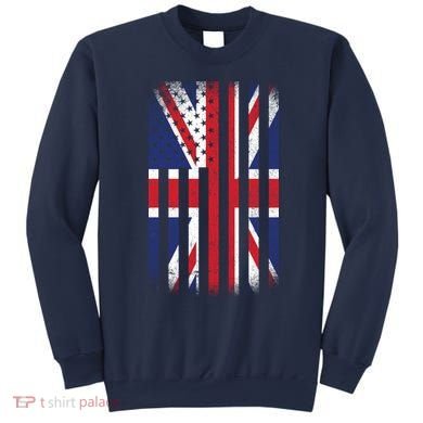 Vintage Union Jack British Flag United Kingdom  Sweatshirt