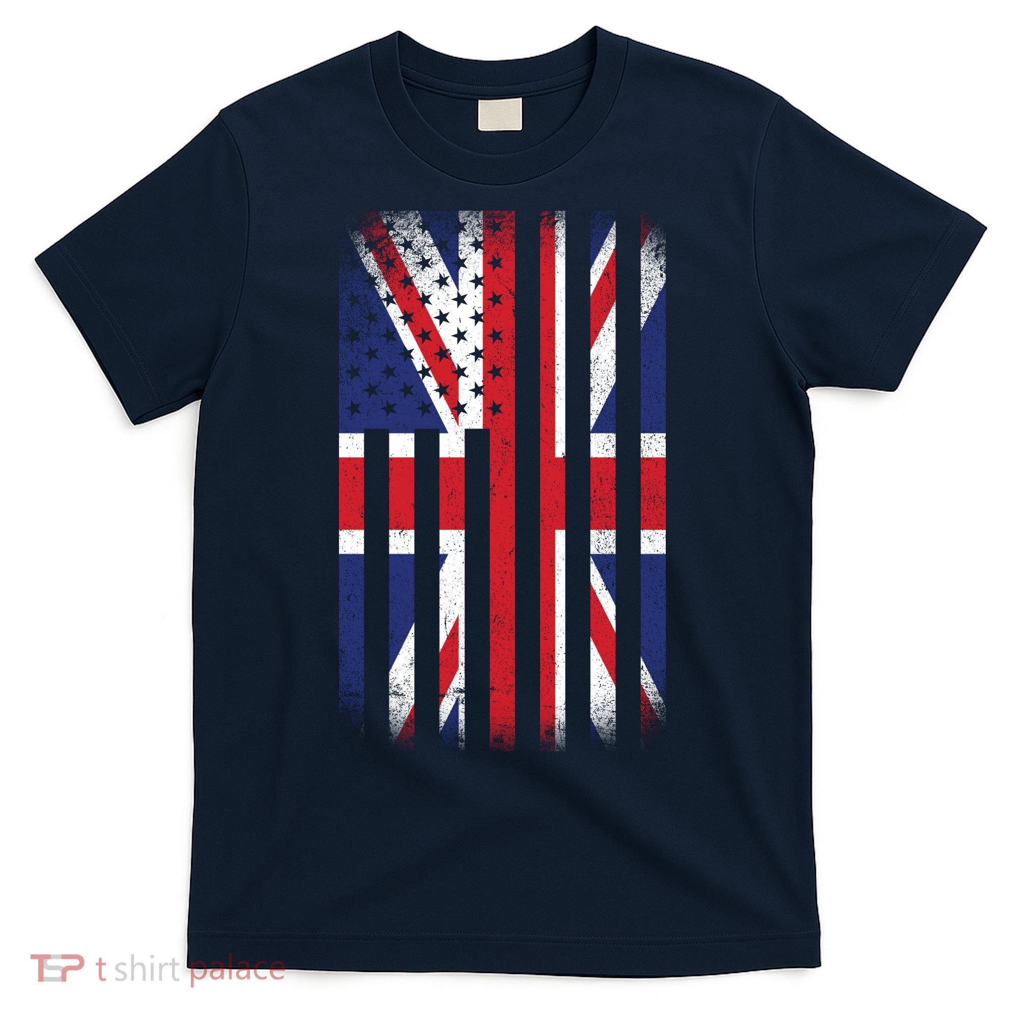 Vintage Union Jack British Flag United Kingdom  T-Shirt