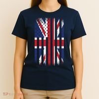 Vintage Union Jack British Flag United Kingdom  T-Shirt thumb 4