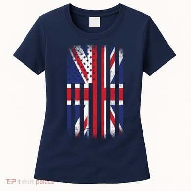 Vintage Union Jack British Flag United Kingdom  Women's T-Shirt