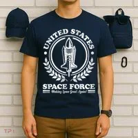 Vintage United State Space Force T-Shirt thumb 6