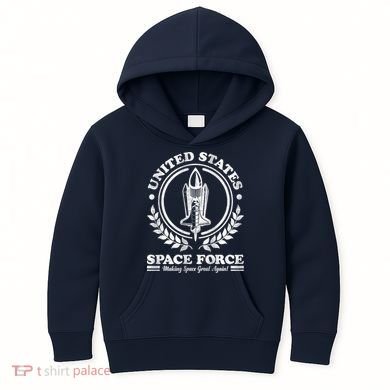 Vintage United State Space Force Kids Hoodie