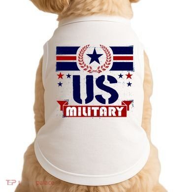 Vintage US Military USA Logo Doggie Tank