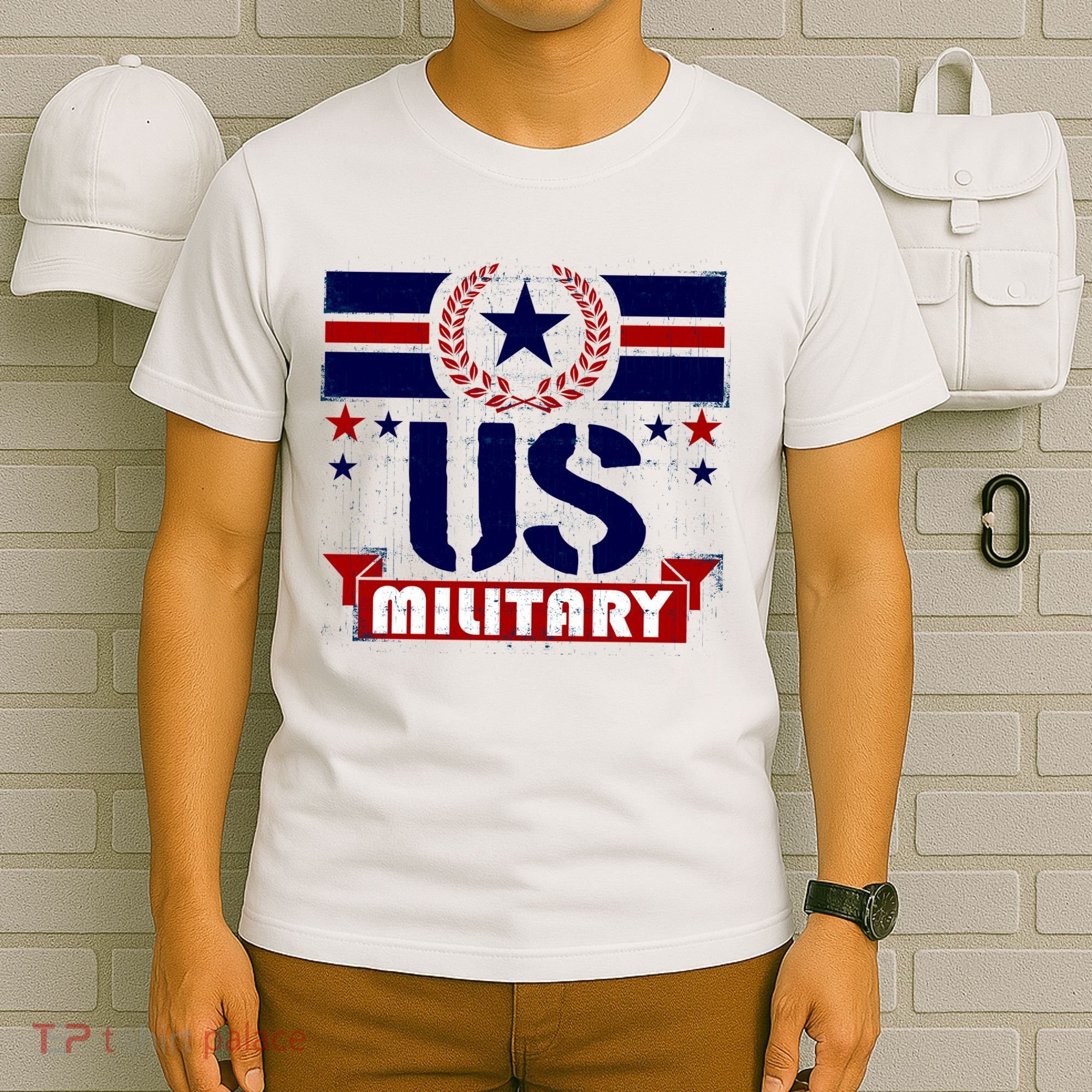 Vintage US Military USA Logo T-Shirt