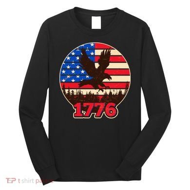 Vintage USA 1776 Emblem Long Sleeve Shirt