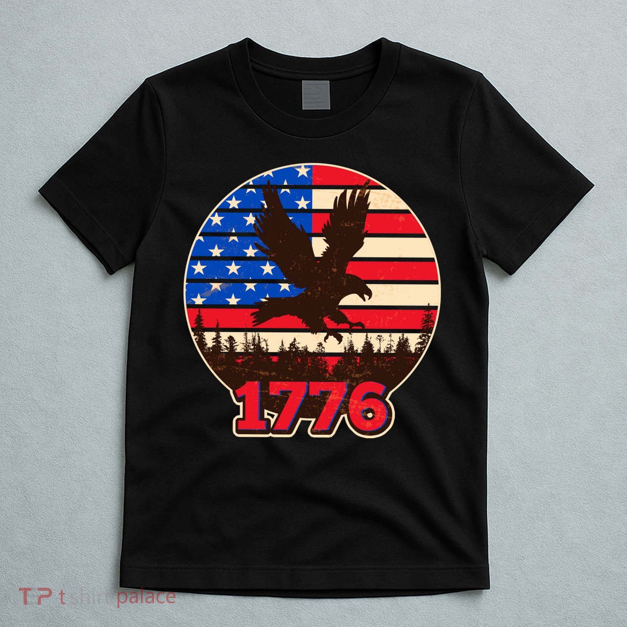 Vintage USA 1776 Emblem T-Shirt