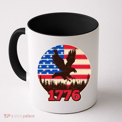 Vintage USA 1776 Emblem Coffee Mug