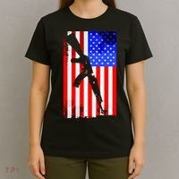 Vintage USA AK-47 Gun American Flag T-Shirt thumb 4