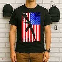 Vintage USA AK-47 Gun American Flag T-Shirt thumb 6