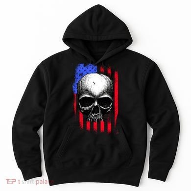 Vintage USA American Flag Hoodie