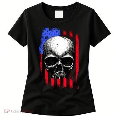 Vintage USA American Flag Women's T-Shirt