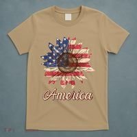 Vintage USA American Sunflower T-Shirt thumb 5