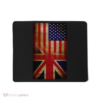 Vintage USA British Distress Flag Mousepad