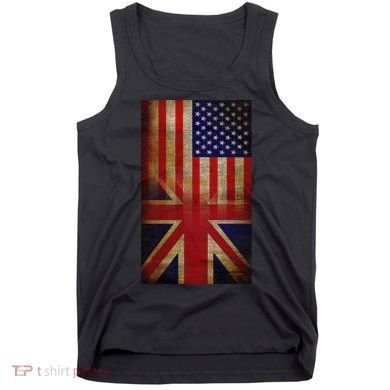 Vintage USA British Distress Flag Tank Top
