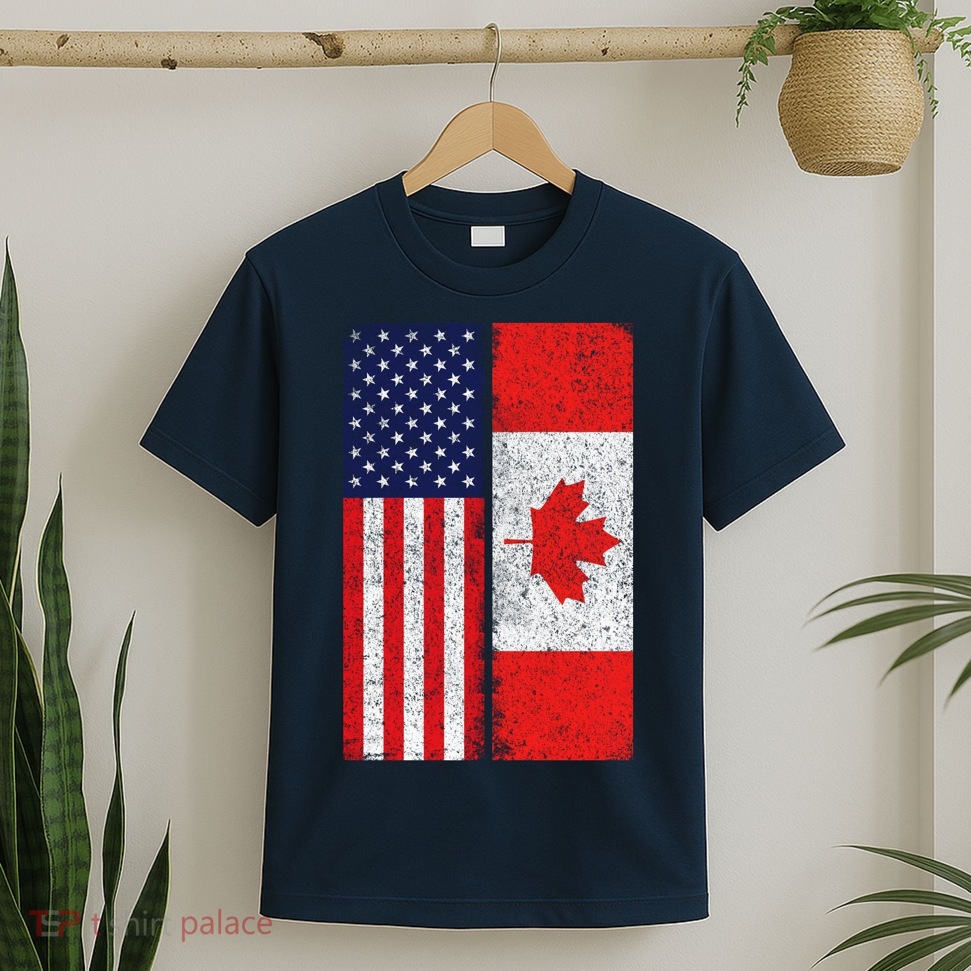 Vintage USA Canadian Flag T-Shirt