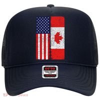 Vintage USA Canadian Flag Hat thumb 0