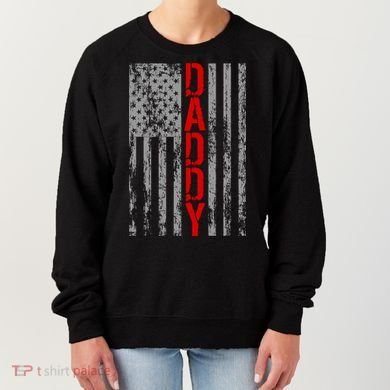 Vintage USA DADDY Retro Flag Women's Sweatshirt