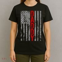 Vintage USA DADDY Retro Flag T-Shirt thumb 4