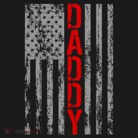 Vintage USA DADDY Retro Flag T-Shirt thumb 7