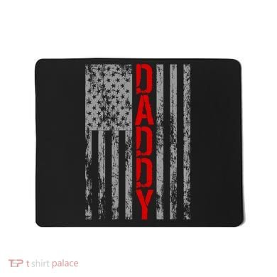 Vintage USA DADDY Retro Flag Mousepad