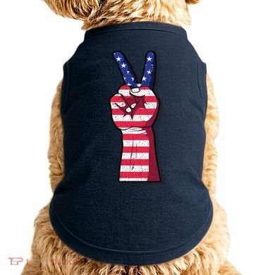 Vintage USA Peace Sign Doggie Tank