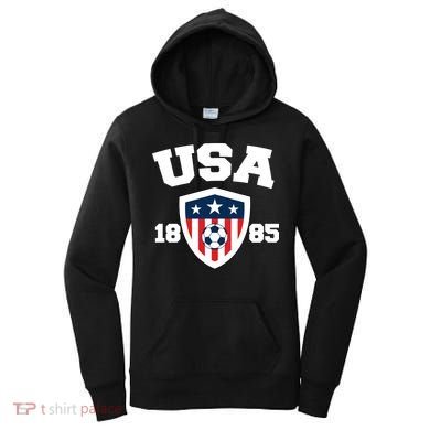 Vintage USA Soccer 1885 Women's Hoodie