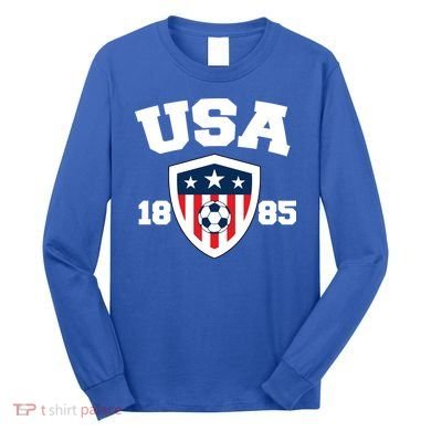 Vintage USA Soccer 1885 Long Sleeve Shirt