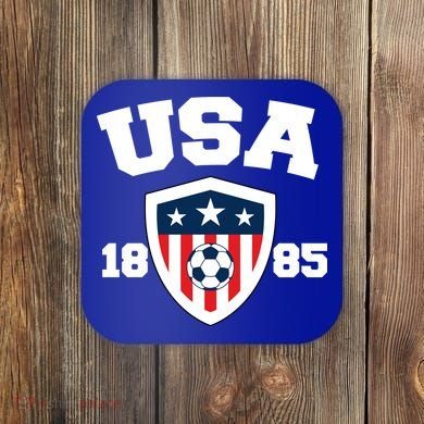 Vintage USA Soccer 1885 Coaster