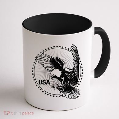 Vintage USA Star Eagle Coffee Mug back