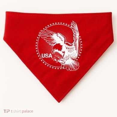 Vintage USA Star Eagle USA-Made Doggie Bandana