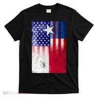Vintage USA Texas American Flag T-Shirt thumb 0