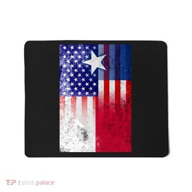 Vintage USA Texas American Flag Mousepad