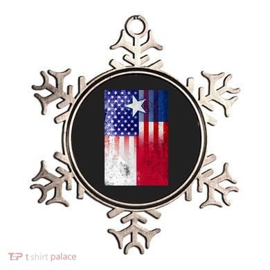 Vintage USA Texas American Flag Ornament