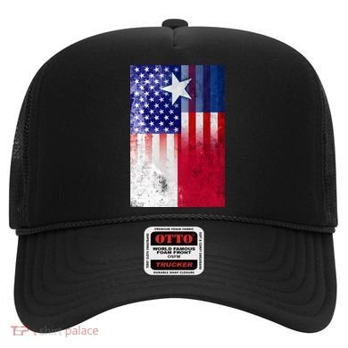 Vintage USA Texas American Flag Hat