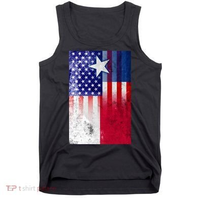 Vintage USA Texas American Flag Tank Top