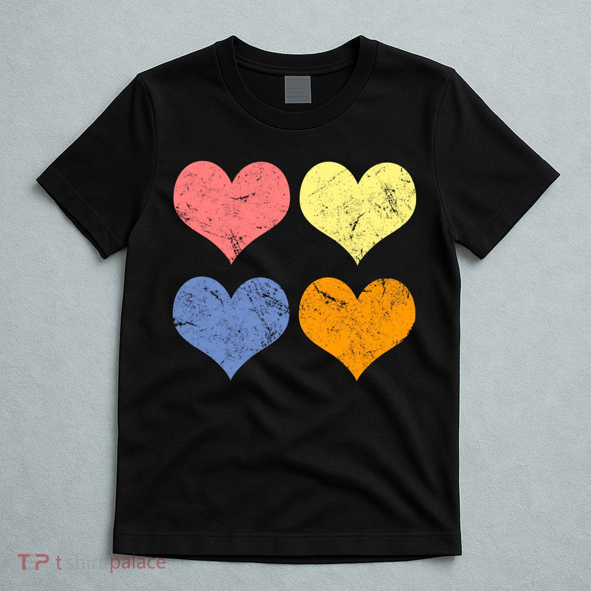 Vintage Valentine Day Hearts T-Shirt