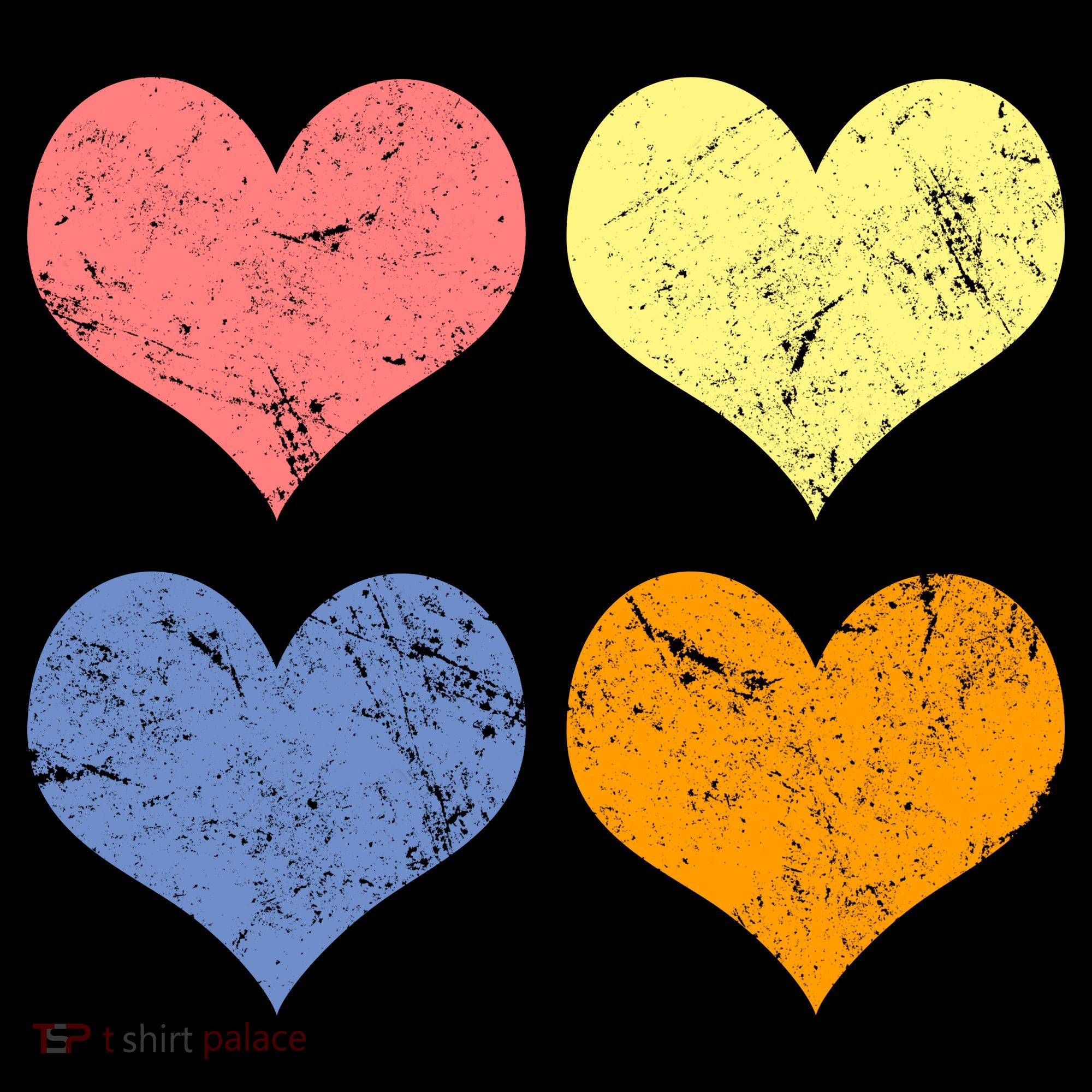 Vintage Valentine Day Hearts T-Shirt