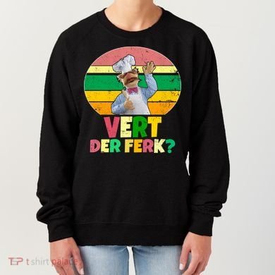 Vintage Vert Der Ferk Retro Swedish Chef Women's Sweatshirt