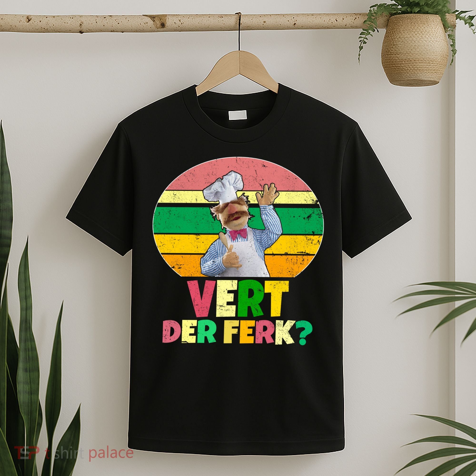 Vintage Vert Der Ferk Retro Swedish Chef T-Shirt