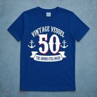 Vintage Vessel 50th Birthday The Anchor Still Holds T-Shirt thumb 5