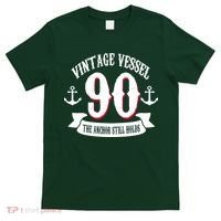 Vintage Vessel 90th Birthday The Anchor Still Holds T-Shirt thumb 0