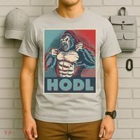 Vintage Vote HODL Crypto Currency Gorilla Ape T-Shirt thumb 6