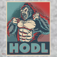 Vintage Vote HODL Crypto Currency Gorilla Ape T-Shirt thumb 7