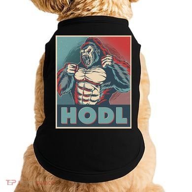 Vintage Vote HODL Crypto Currency Gorilla Ape Doggie Tank