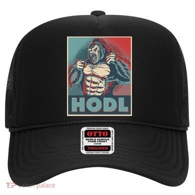Vintage Vote HODL Crypto Currency Gorilla Ape Hat