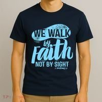 Vintage Walk By Faith Not By Sight T-Shirt thumb 3