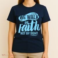Vintage Walk By Faith Not By Sight T-Shirt thumb 4